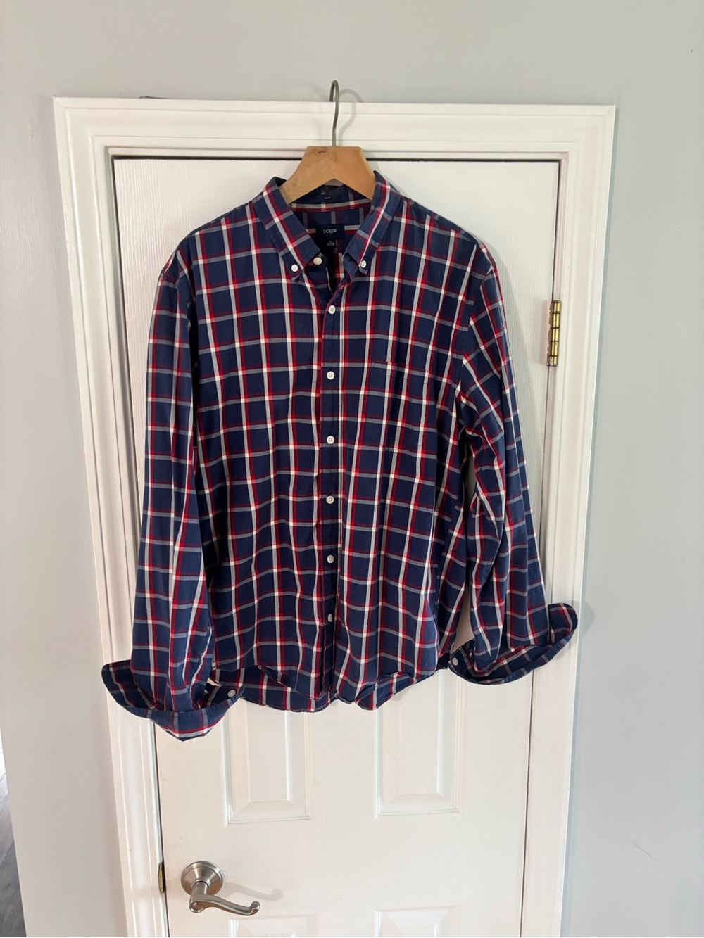 J. Crew Slim Fit Plaid Button-Down Shirt